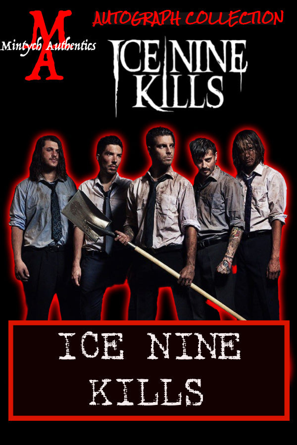 Ice Nine Kills Autographs - Spencer, Dan, Joe, Ricky & Patrick