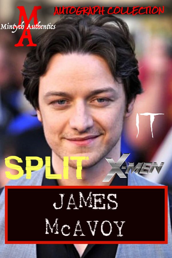 James McAvoy - Marvel X-Men Autographs – Mintych Authentics