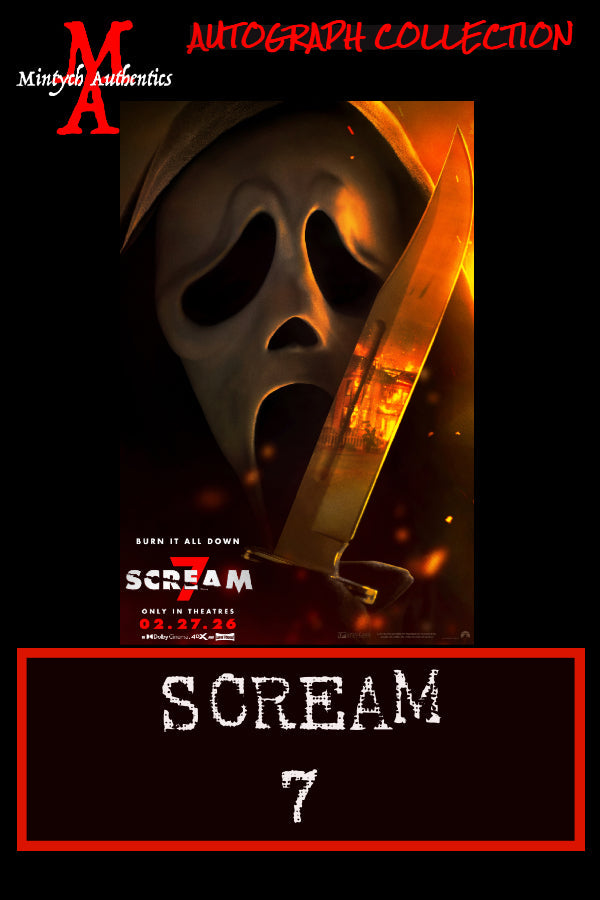 Scream 7 Autographed Collectibles - Ghost Face, Stu Macher