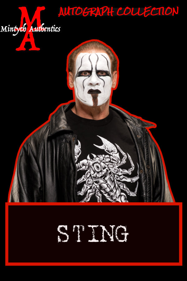 Sting WWE Autographed Collectibles – Mintych Authentics