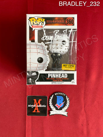 BRADLEY_232 - Pop! Movies Hellraiser III 360 Pinhead Funko Pop! Autographed By Doug Bradley