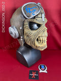 DICKINSON_002 - Iron Maiden "Aces High" Trick Or Treat Studios Mask Autographed By Bruce Dickinson