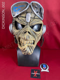 DICKINSON_002 - Iron Maiden "Aces High" Trick Or Treat Studios Mask Autographed By Bruce Dickinson
