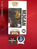 DONALD_001 - Megan 1903 M3gan Funko Pop! Autographed By Amie Donald