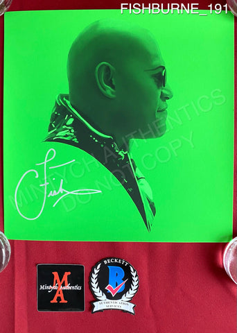 FISHBURNE_191 - "Morpheus" 12x12 HGC Hand Numbered Art Print Autographed By Laurence Fishburne