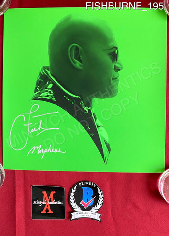 FISHBURNE_195 - "Morpheus" 12x12 HGC Hand Numbered Art Print Autographed By Laurence Fishburne