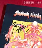 GEEZER_115 - Black Sabbath "Sabbath Bloody Sabbath" Vinyl Autographed By Geezer Butler