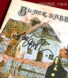 GEEZER_119 - Black Sabbath "Black Sabbath" Vinyl Autographed By Geezer Butler