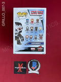 GRILLO_007 - Civil War Captain America 134 Crossbones Funko Pop! Autographed By Frank Grillo
