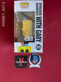 KINNEY_007 - The Spongebob Movie 916 Spongebob Squarepants With Gary Funko Pop! Autographed By Tom Kinney