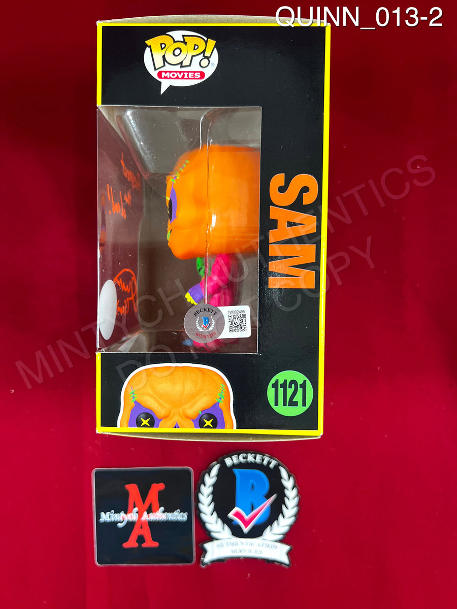 QUINN_013 - Trick 'r Treat 1121 Sam Funko Pop! Autographed By