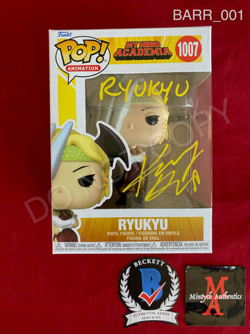 BARR_001 - My Hero Academia 1007 Ryuku Funko Pop! Autographed By Katelyn Barr
