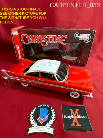 CARPENTER_050 - Christine "Murder Edition" Auto World  1:18 Diecast Car Autographed By John Carpenter