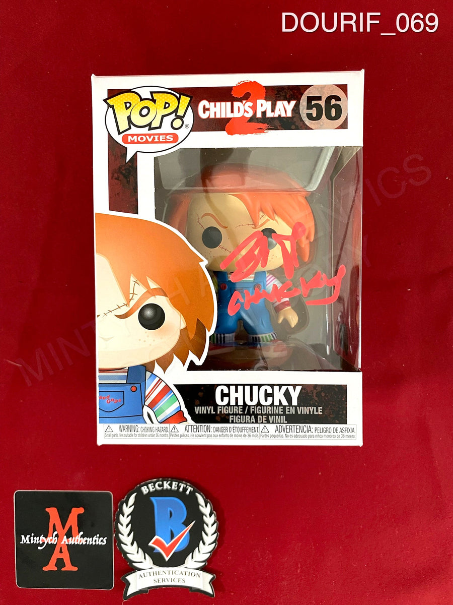 DOURIF_069 - Child's Play 2 56 Chucky Funko Pop! Autographed By