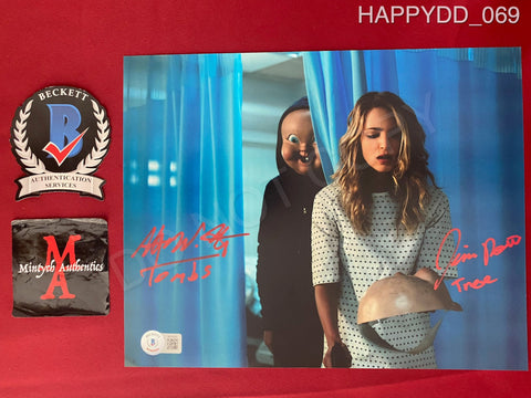 HAPPYDD_069 - 8x10 Photo Autographed By Jessica Rothe & Rob Mello