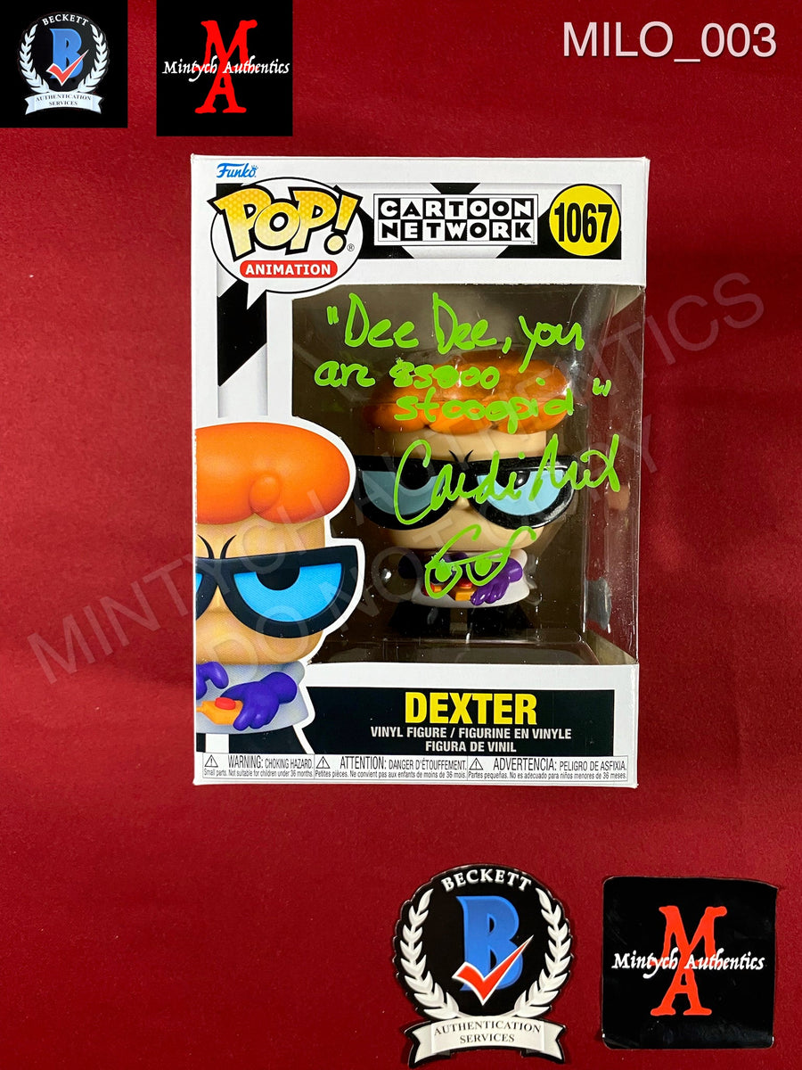 MILO_003 - Cartoon Network 1067 Dexter Funko Pop! Autographed By