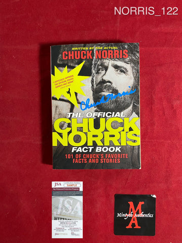 NORRIS_122 - Official Chuck Norris Fact Book Autographed By Chuck Norris