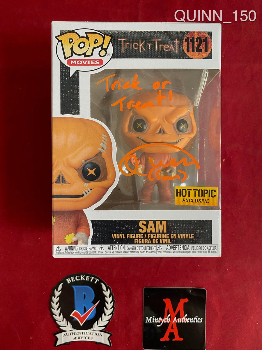 QUINN_150 Trick 'R Treat 1121 Sam Hot Topic Exclusive Funko Pop! Autographed By Quinn Lord