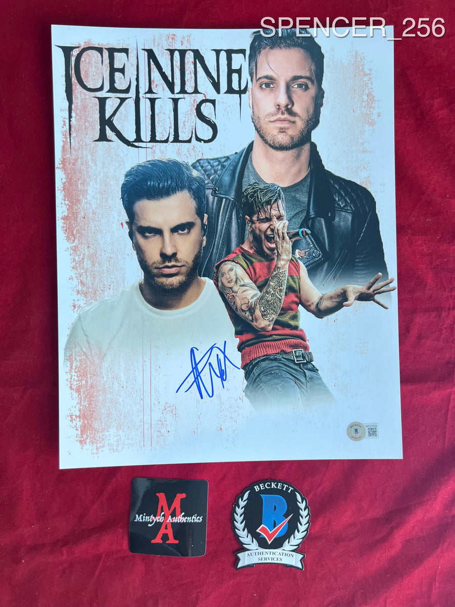 SPENCER_256 - 11x14 Photo Autographed By Spencer Charnas From Ice