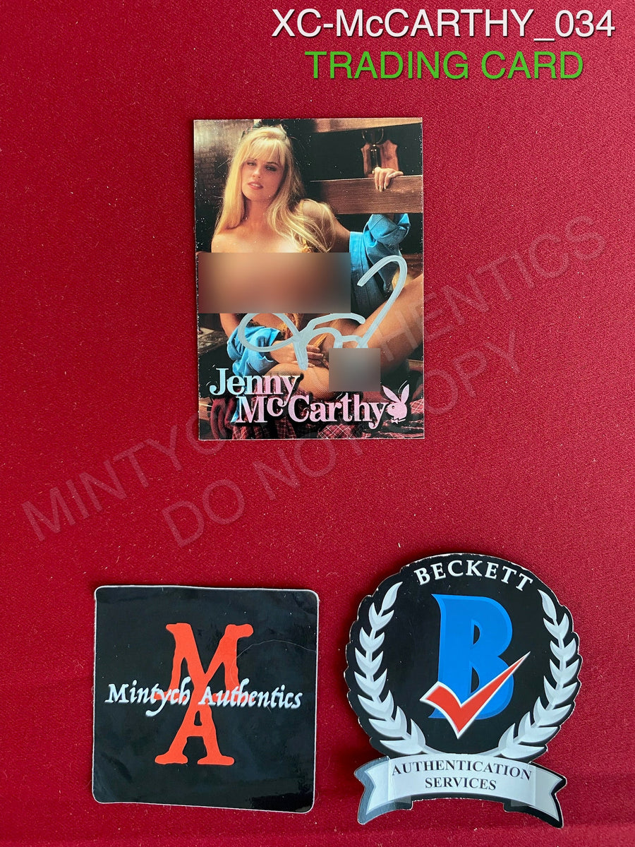 XC-McCARTHY_034 - Playboy Trading Card Autographed By Jenny