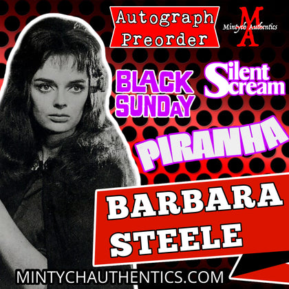 Barbara Steele Autograph Preorder