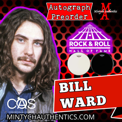 Bill Ward Autograph Preorder