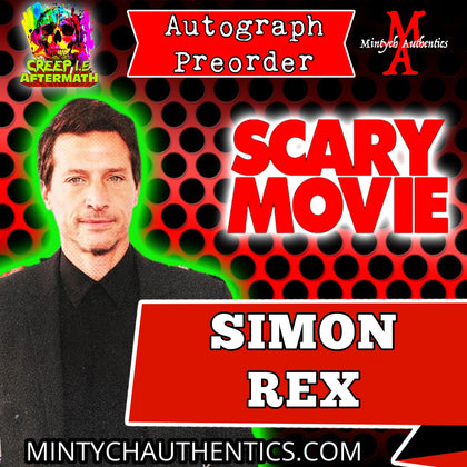 Simon Rex Creep I.E. Autograph Preorder