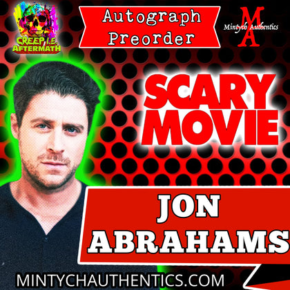Jon Abrahams Creep I.E. Autograph Preorder