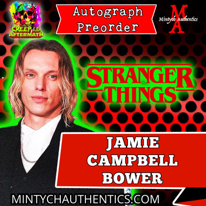 Jamie Campbell Bower Creep I.E. Autograph Preorder