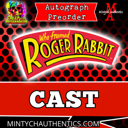 Who Framed Roger Rabbit Cast Creep I.E. Autograph Preorder