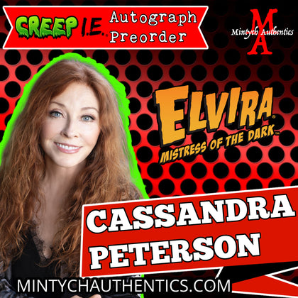 Cassandra Peterson Creep I.E. Con Autograph Preorder