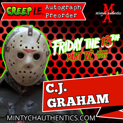 CJ Graham Creep I.E. Con Autograph Preorder