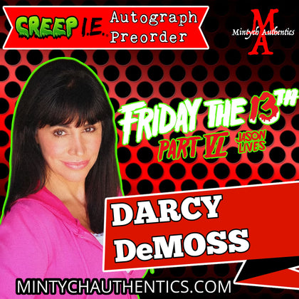 Darcy DeMoss Creep I.E. Con Autograph Preorder