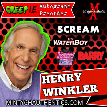 Henry Winkler Creep I.E. Con Autograph Preorder