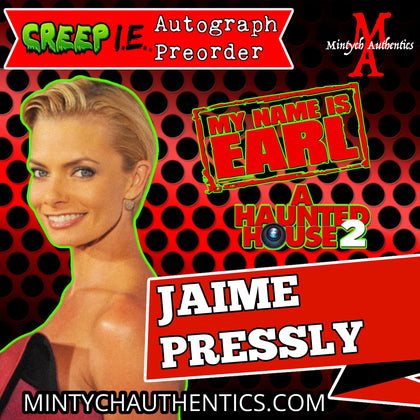 Jaime Pressly Creep I.E. Con Autograph Preorder