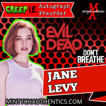Jane Levy Creep I.E. Con Autograph Preorder