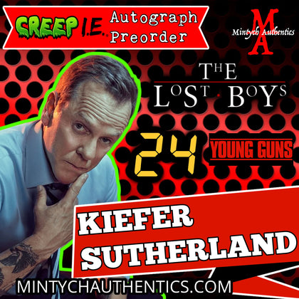 Kiefer Sutherland Creep I.E. Con Autograph Preorder