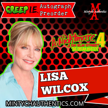 Lisa Wilcox Creep I.E. Con Autograph Preorder