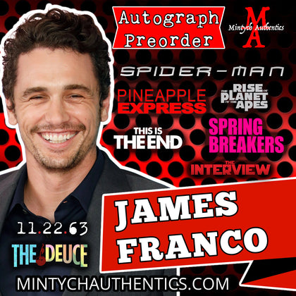 James Franco Autograph Preorder
