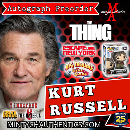 Kurt Russell Autograph Preorder