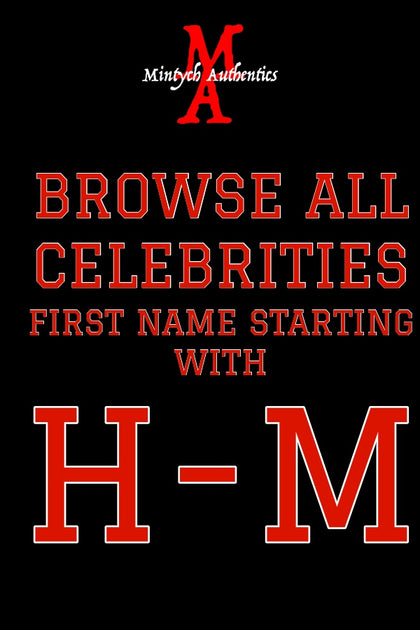 ALL CELEBRITIES H-M