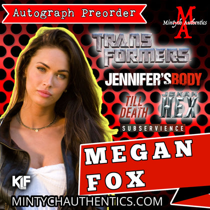 Megan Fox Autograph Preorder