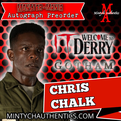 Chris Chalk Autograph Preorder Monster-Mania 67