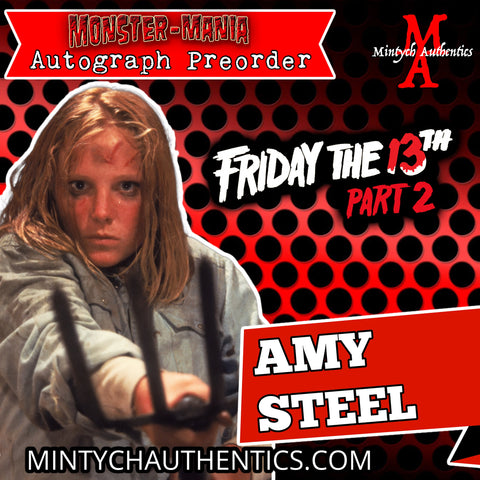 Amy Steel Monster-Mania Autograph Preorder