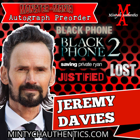 Jeremy Davies Monster-Mania Autograph Preorder