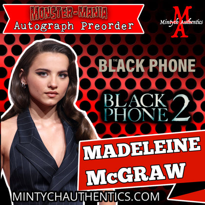 Madeline McGraw Monster-Mania Autograph Preorder