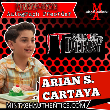 ARIAN S. CARTAYA Monster-Mania 66 Autograph Preorder