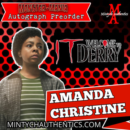 AMANDA CHRISTINE Monster-Mania 66 Autograph Preorder