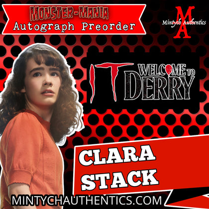 CLARA STACK Monster-Mania 66 Autograph Preorder