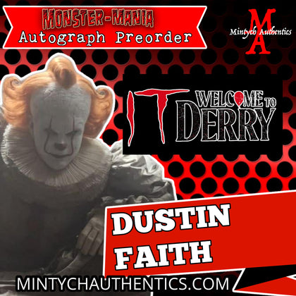 DUSTIN FAITH Monster-Mania 66 Autograph Preorder